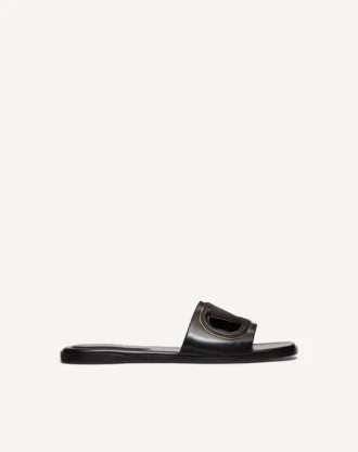 Vlogo Kesimli Dana Derisi Slayt Sandal