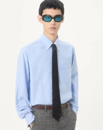 VLogo İmza Detaylı Valentie İpek Kravat