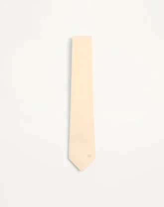 VLogo İmza Detaylı Valentie İpek Kravat