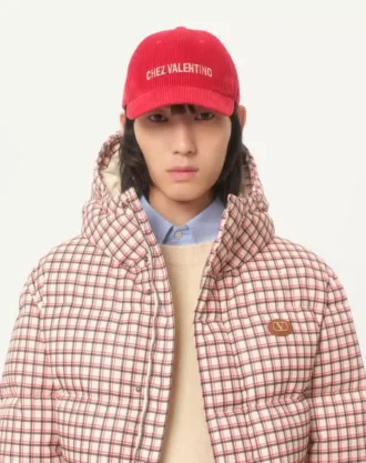 Vlogo Yamalı Naylon Kapüşonlu Aşağı Ceket